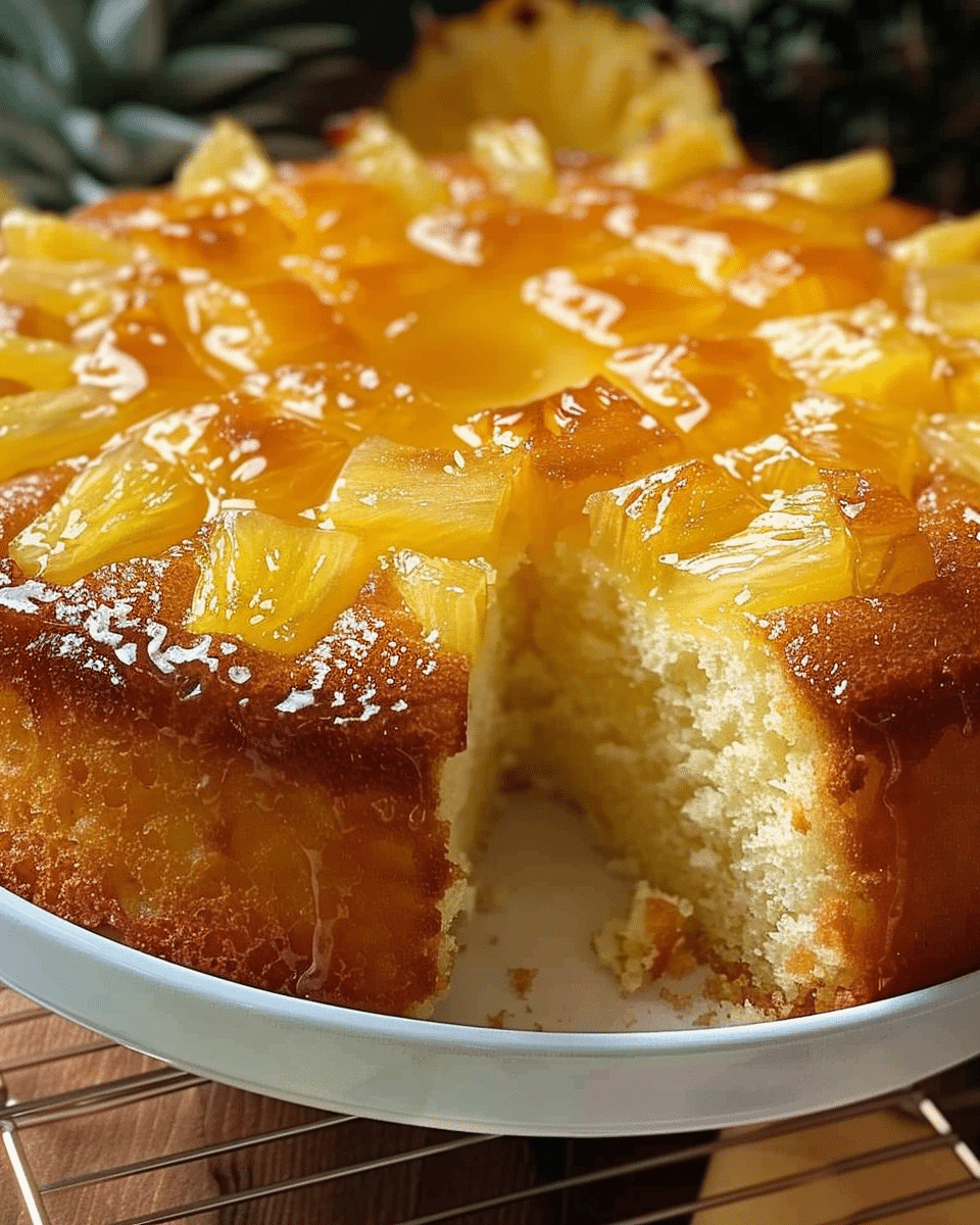 Juicy Pineapple Heaven Cake