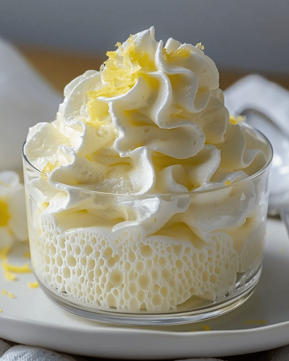 Frosty Lemon Mascarpone Mousse