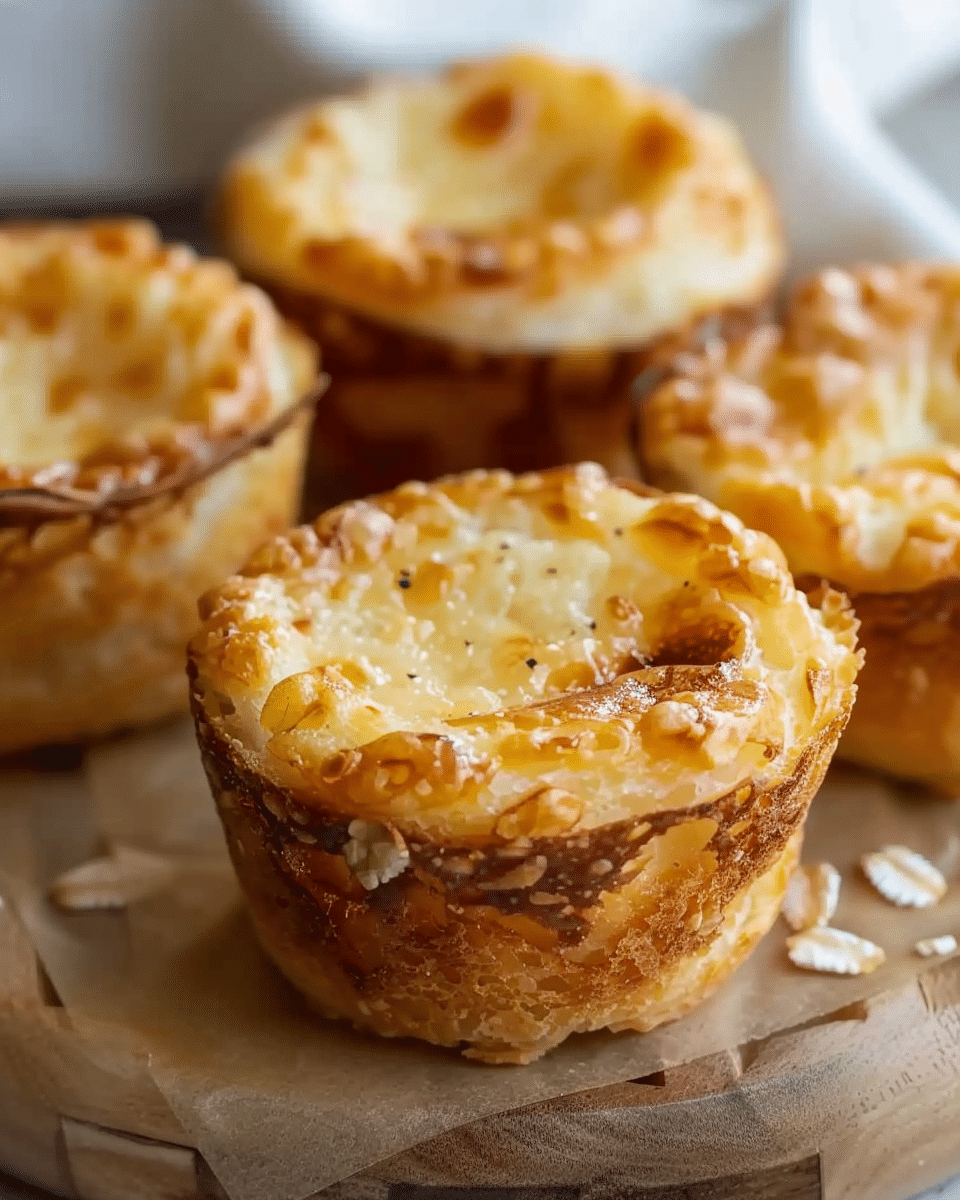 Banana Cottage Cheese Crustless Bread Minis