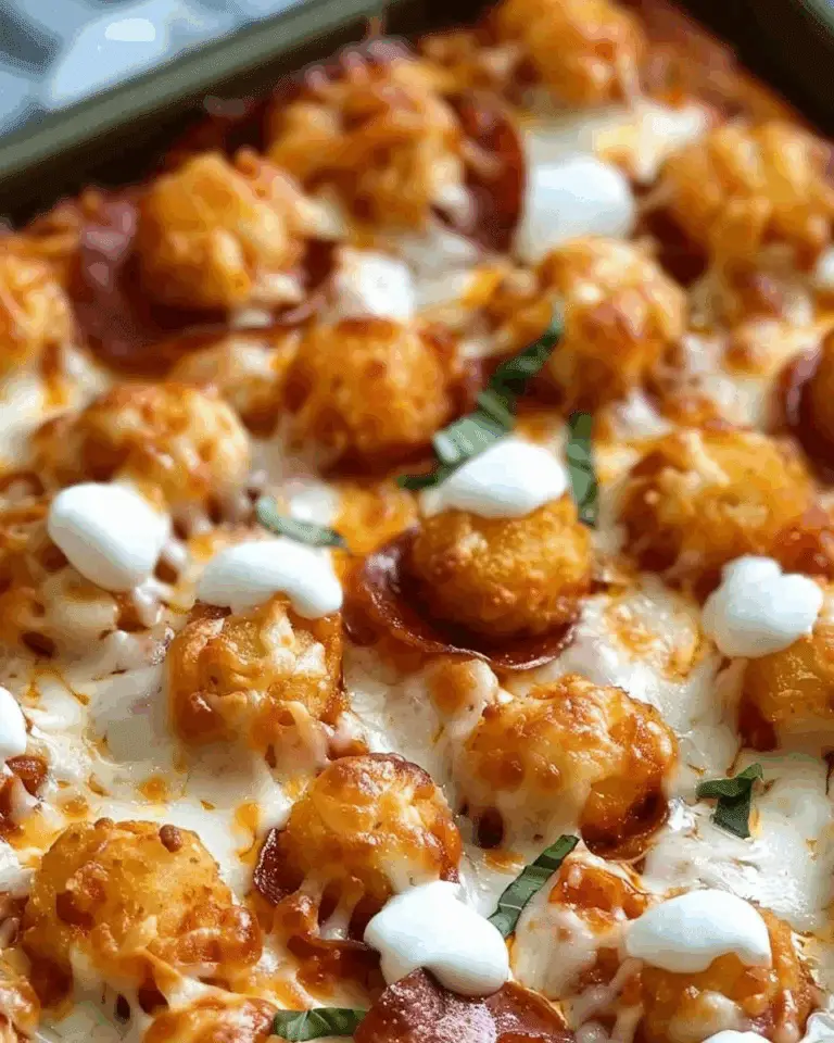 Pizza Tater Tot Casserole