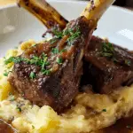 Lamb Shank with Creamy Mashed Potatoes