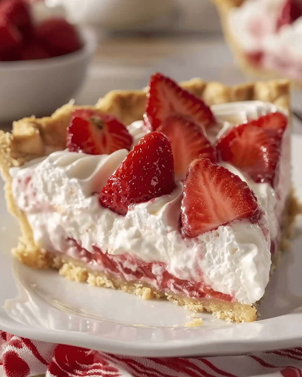 Strawberry Cool Whip Pie