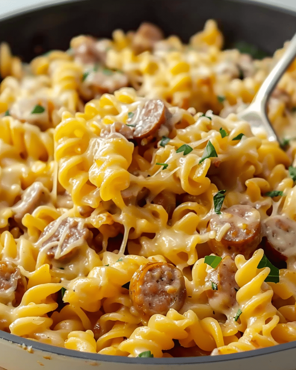 Cheesy Sausage Pasta