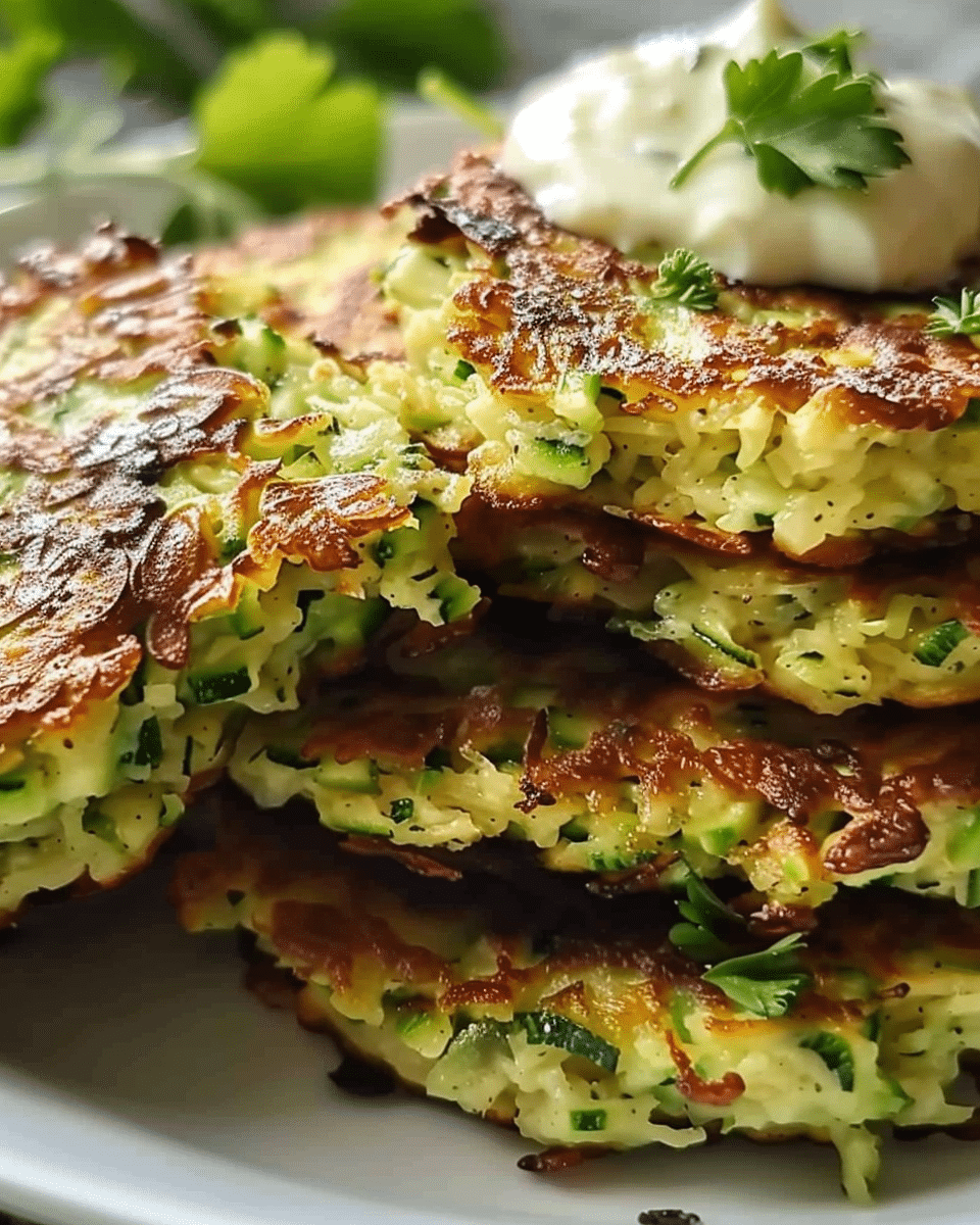 Crispy and Easy Zucchini Fritters