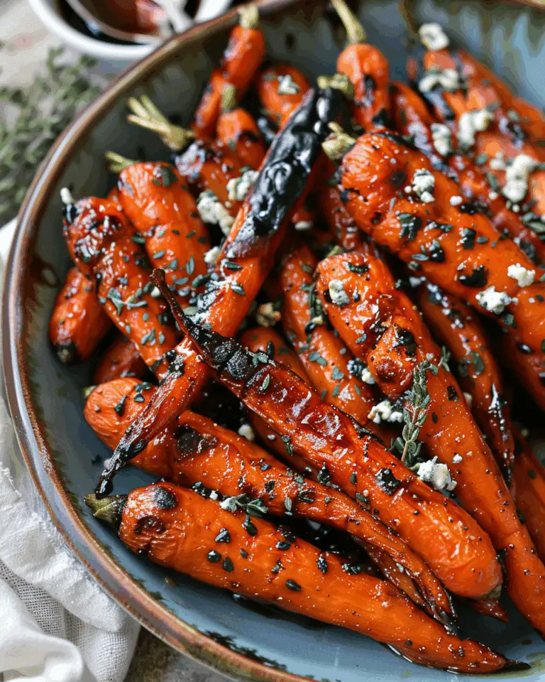 Honey Balsamic Roasted Carrots