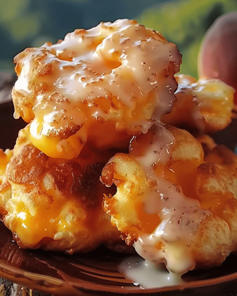 Delicious Fresh Peach Fritters