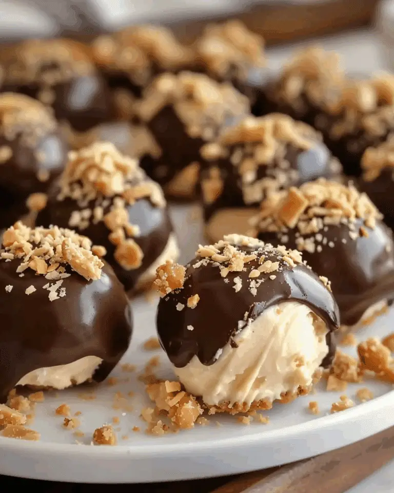 No‑Bake Peanut Butter Cheesecake Balls