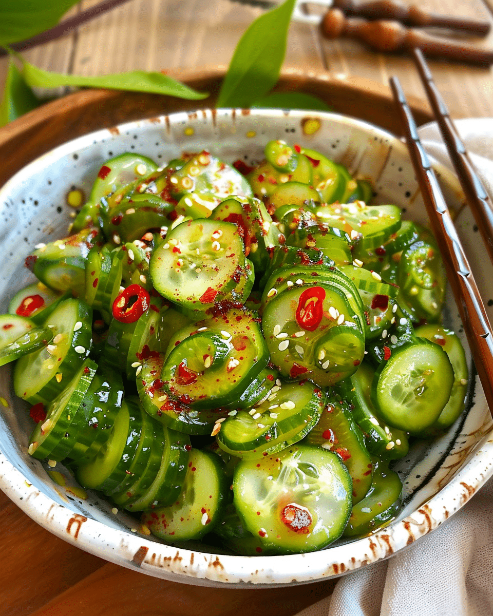 Spicy Asian Cucumber Salad