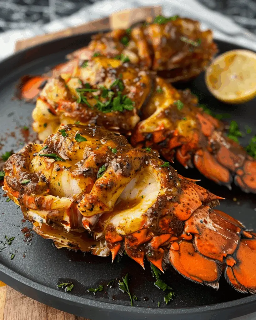 Honey Cajun Lobster Tails
