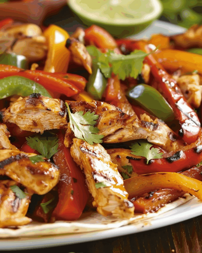 Sheet Pan Chicken Fajitas