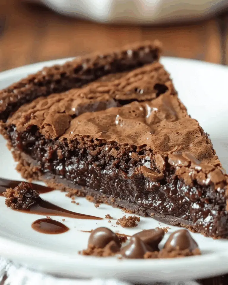 Gooey Brownie Pie