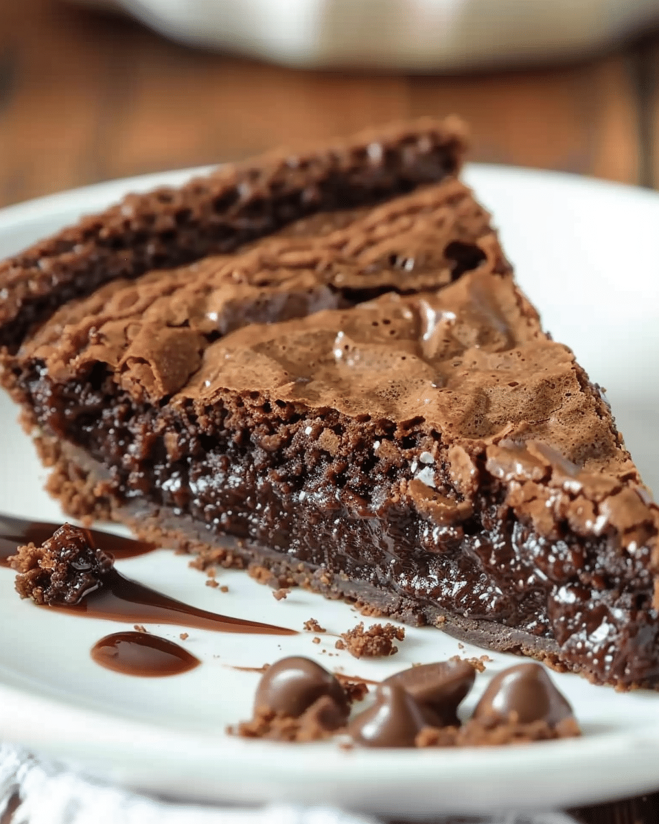 Gooey Brownie Pie