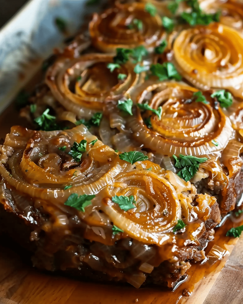 French Onion Meatloaf