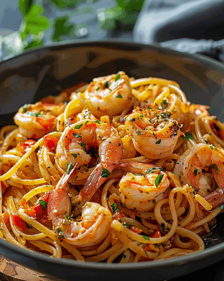 Jamaican Shrimp Pasta: A Creamy Delight