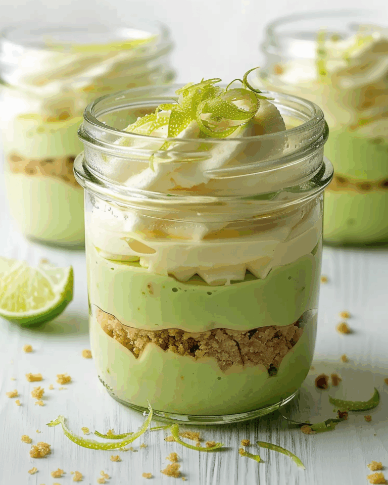 No-Bake Key Lime Cheesecake Jars Recipe