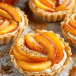 Peach and Cream Cheese Mini Tarts