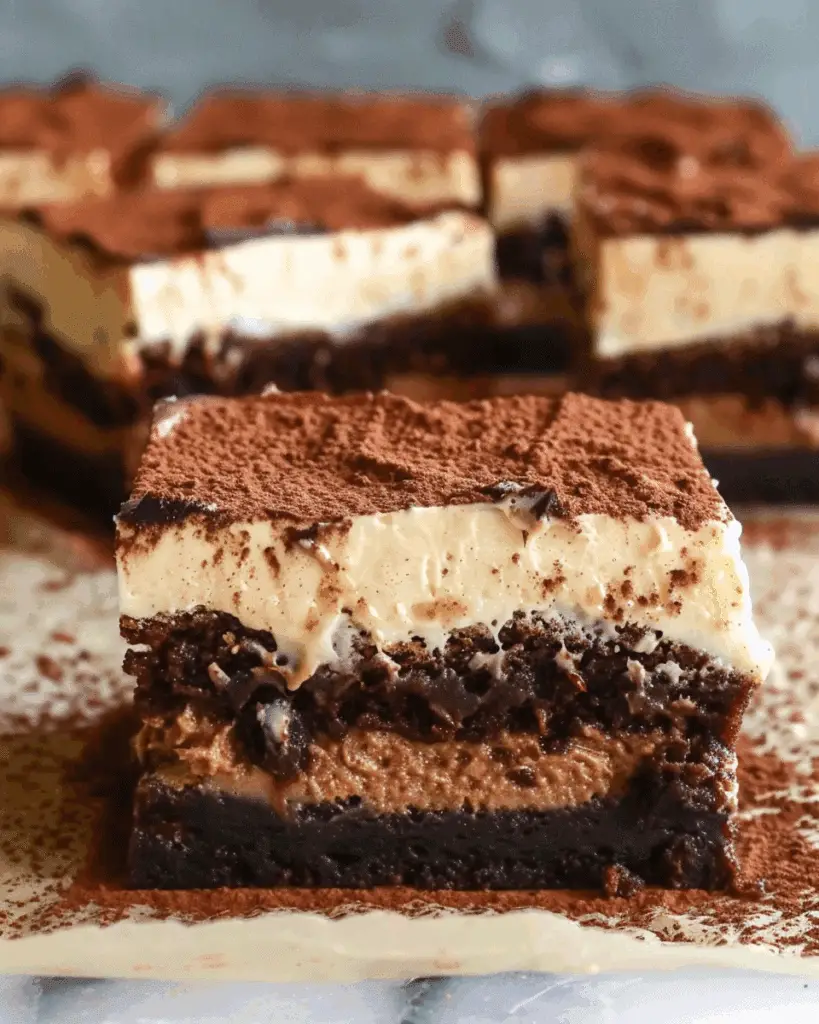Tiramisu Brownies