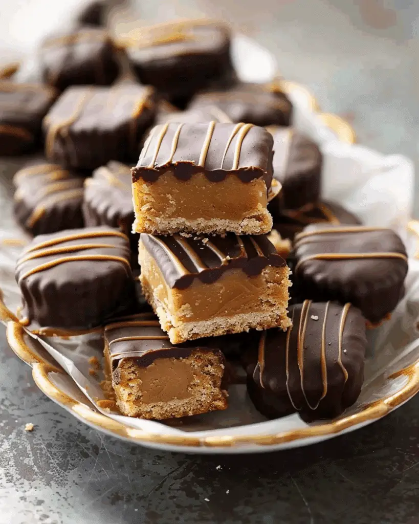 Peanut‑Caramel Bars With Chocolate