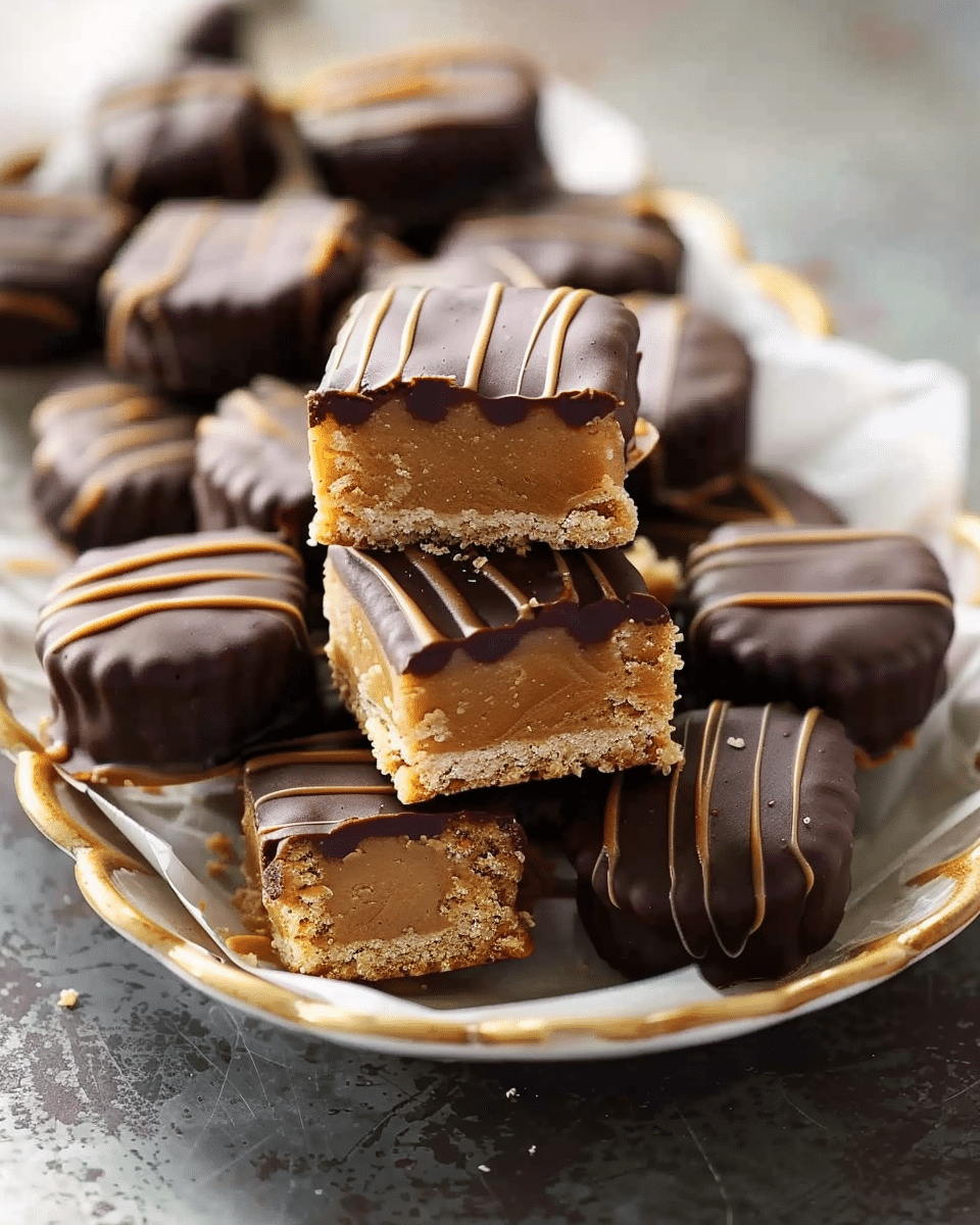 Peanut‑Caramel Bars With Chocolate
