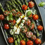 Caprese Roasted Asparagus