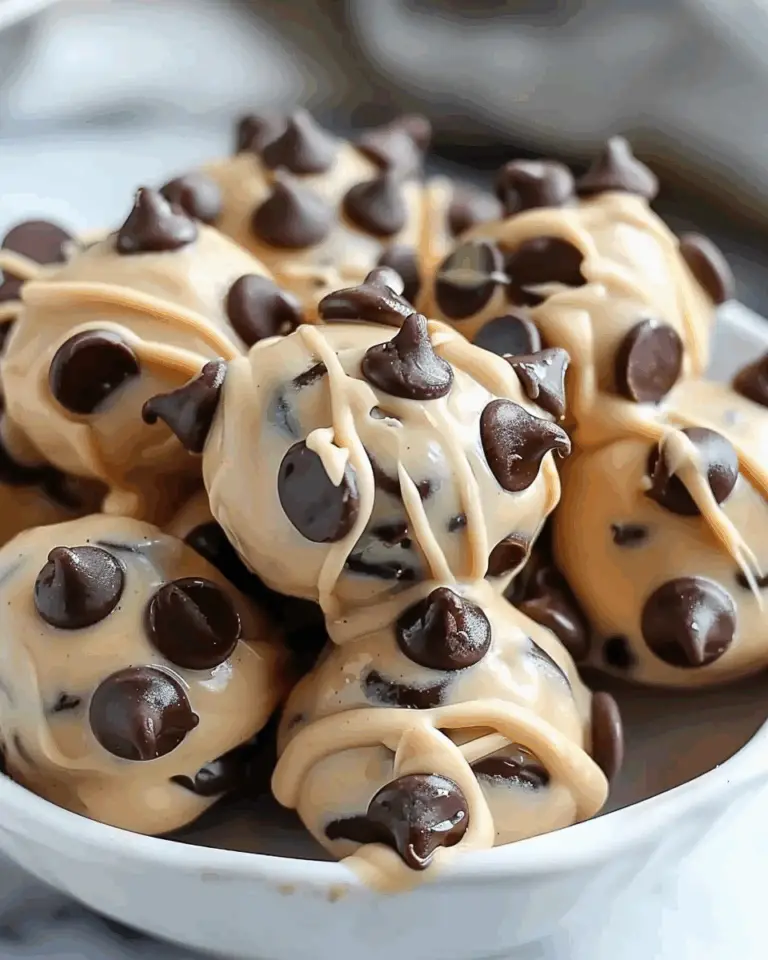 Frozen Greek Yogurt Peanut Butter Bites with Chocolate Chips