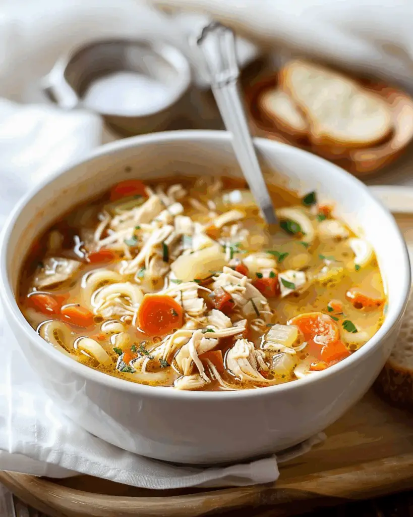 Carrabba’s Copycat Shredded Chicken Soup