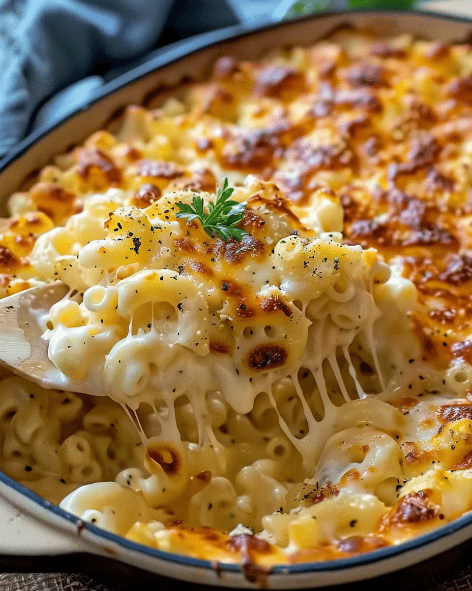 Five Cheese Baked Mac & Cheese