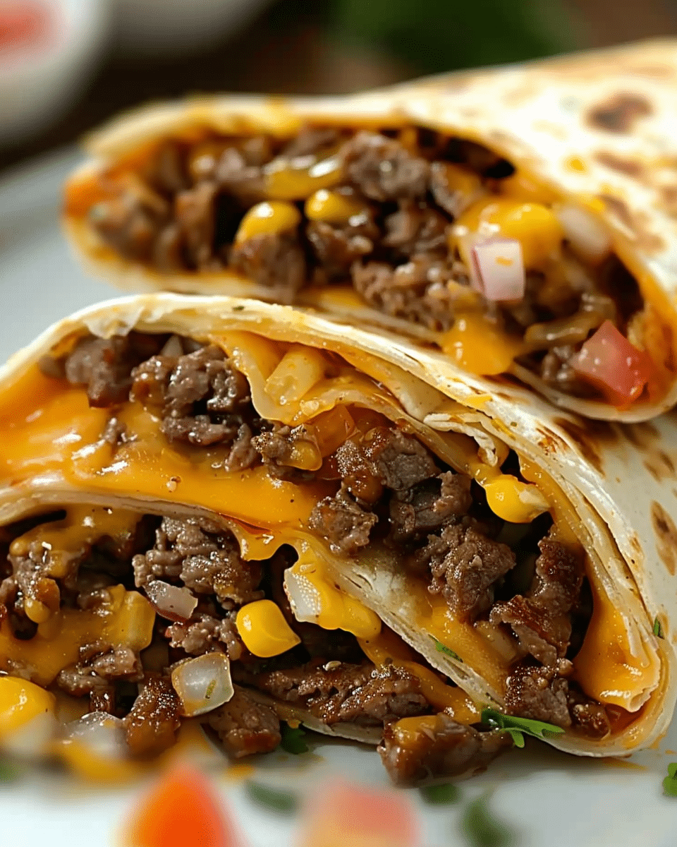 Nachos Cheese Beef Wrap