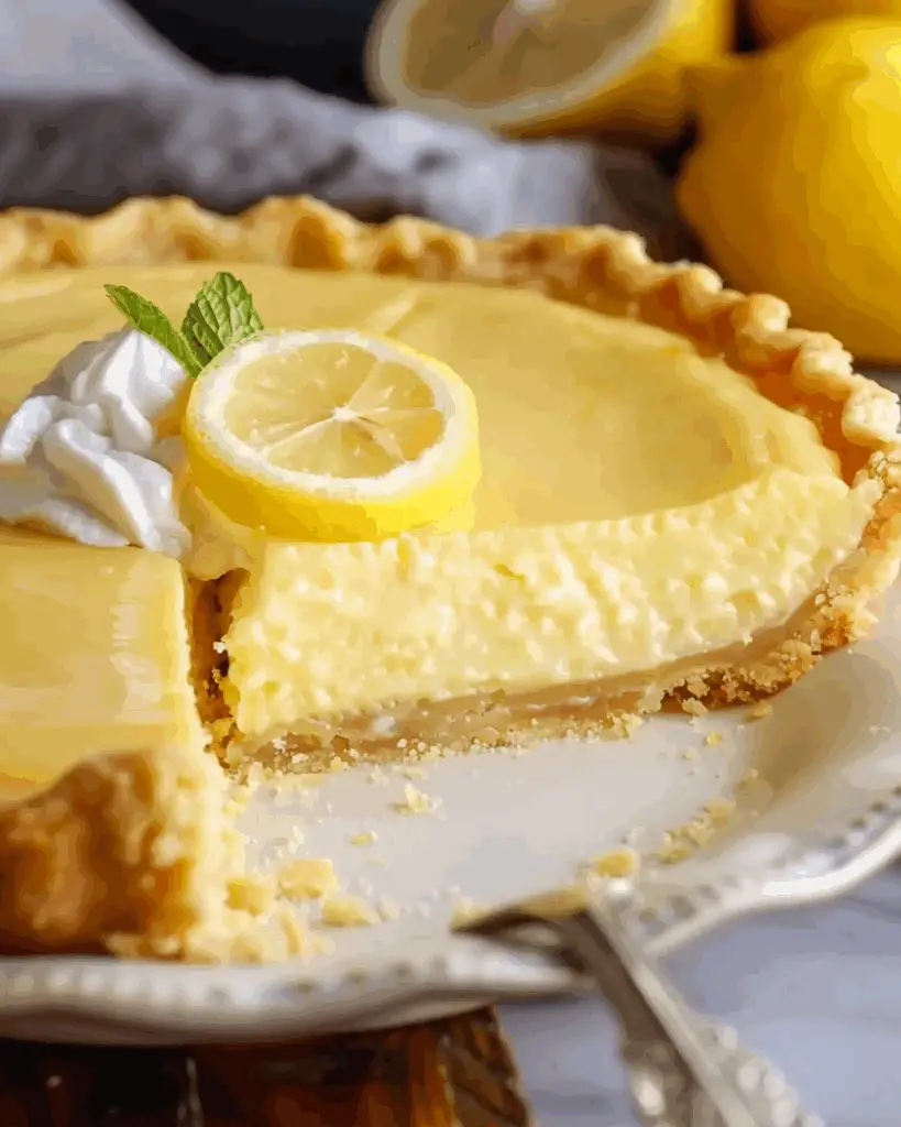 Condensed Milk Lemon Pie