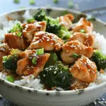 Honey Sesame Chicken & Broccoli