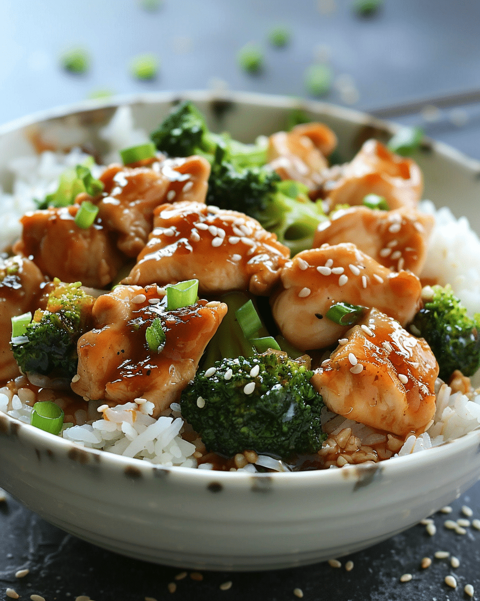 Honey Sesame Chicken & Broccoli