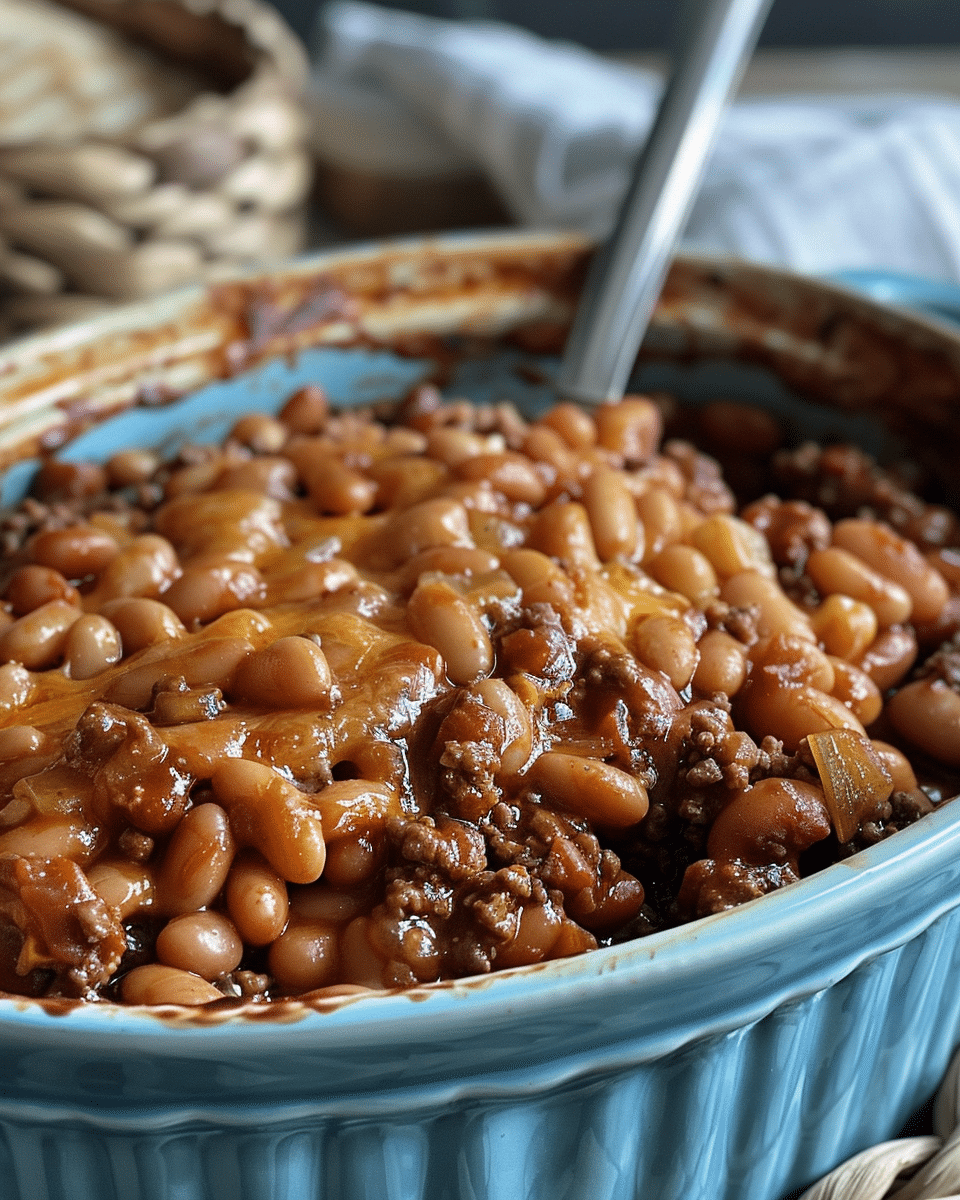 Baked Beans & Ground Beef Casserole