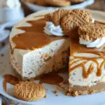 Biscoff Caramel Cookie Butter Cheesecake