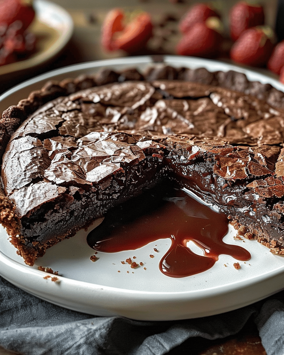 Gooey Brownie Pie