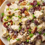 Cranberry Pecan Chicken Salad with Poppy Seed Dressing