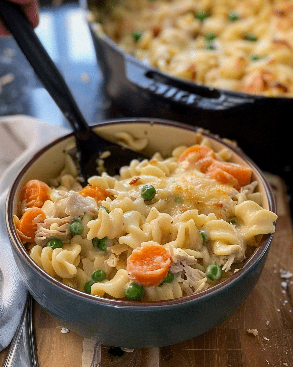 Chicken Pot Pie Pasta