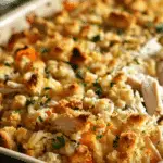 Rotisserie Chicken & Stuffing Casserole