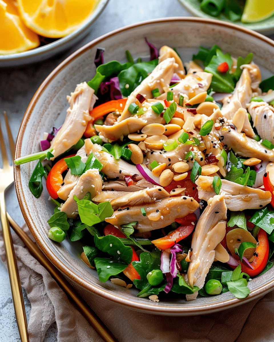 Chinese Chicken Salad – Healthy & High Protein