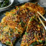 Vegan Yachaejeon (Korean Vegetable Pancakes)