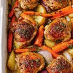 Roasted Chicken Thighs and Vegetables
