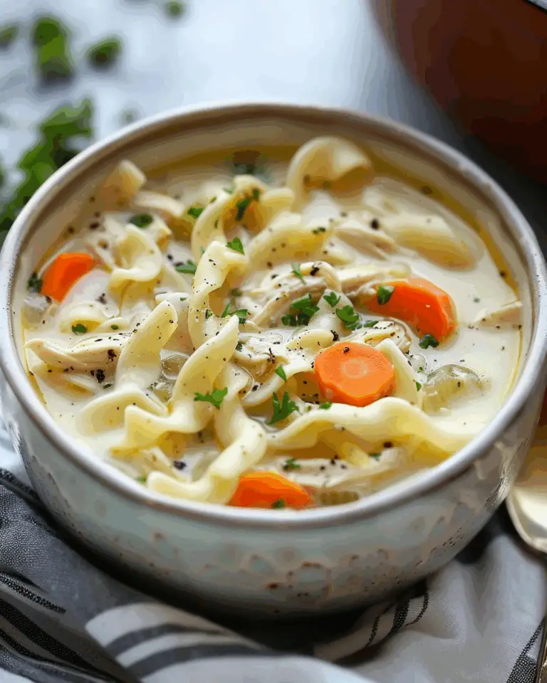 Creamy Chicken Noodle Soup