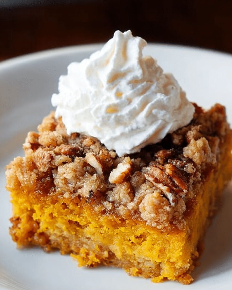 Pumpkin Crunch Cake