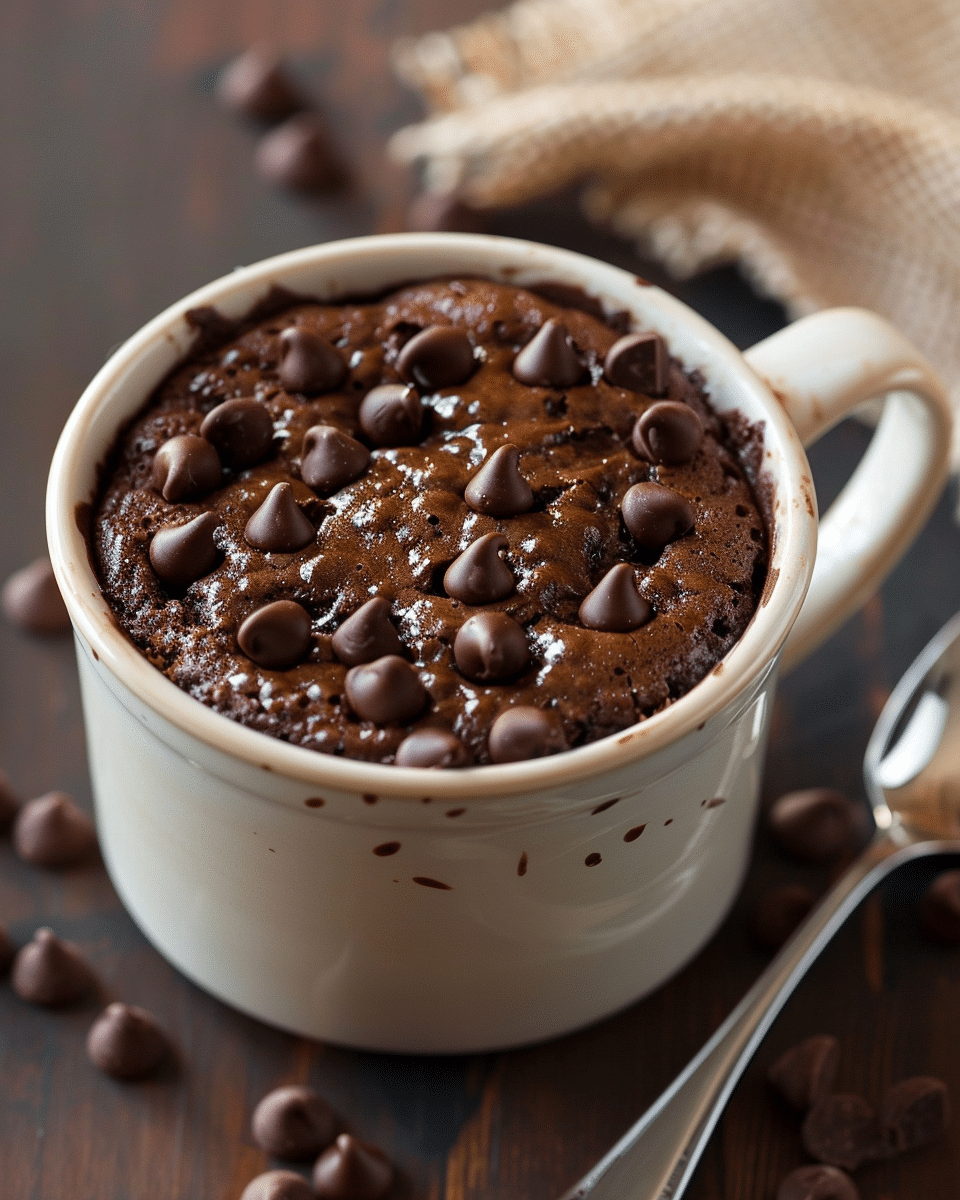 Chocolate Mug Cake (No Oven Needed!)