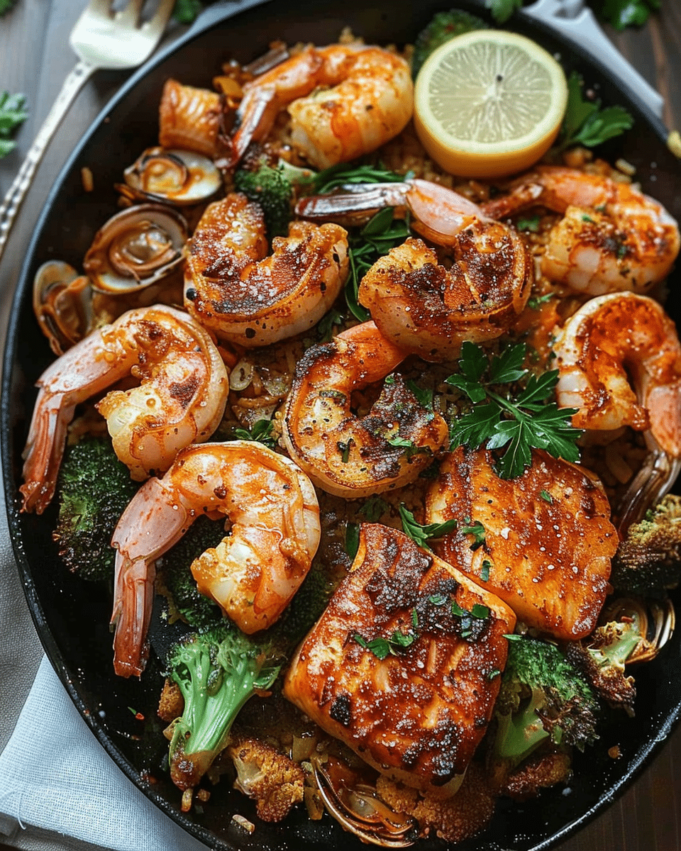 Flavorful Seafood Feast Packed with Bold Cajun Spices