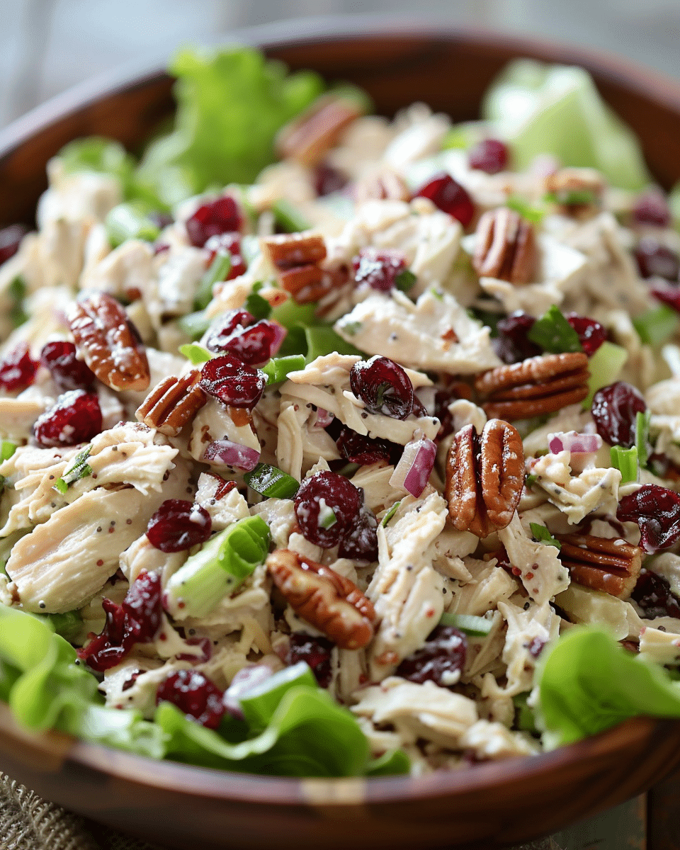 Cranberry Pecan Chicken Salad