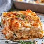 Seafood Lasagna with Shrimp and Crab