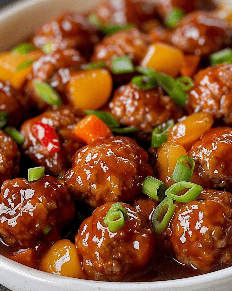 Sweet & Sour Meatballs