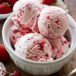 Homemade Strawberry Cheesecake Ice Cream Recipe