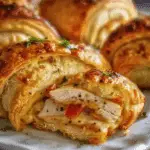 Baked Chicken Stuffed Crescent Rolls
