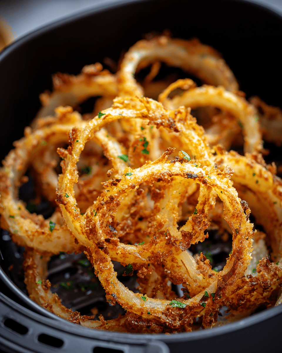 Air Fryer Crispy Onions | Low Fat Fried Onions to Use In Many Dishes